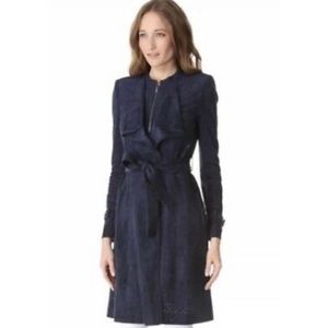 Gorgeous NAVY Suede Trench!!